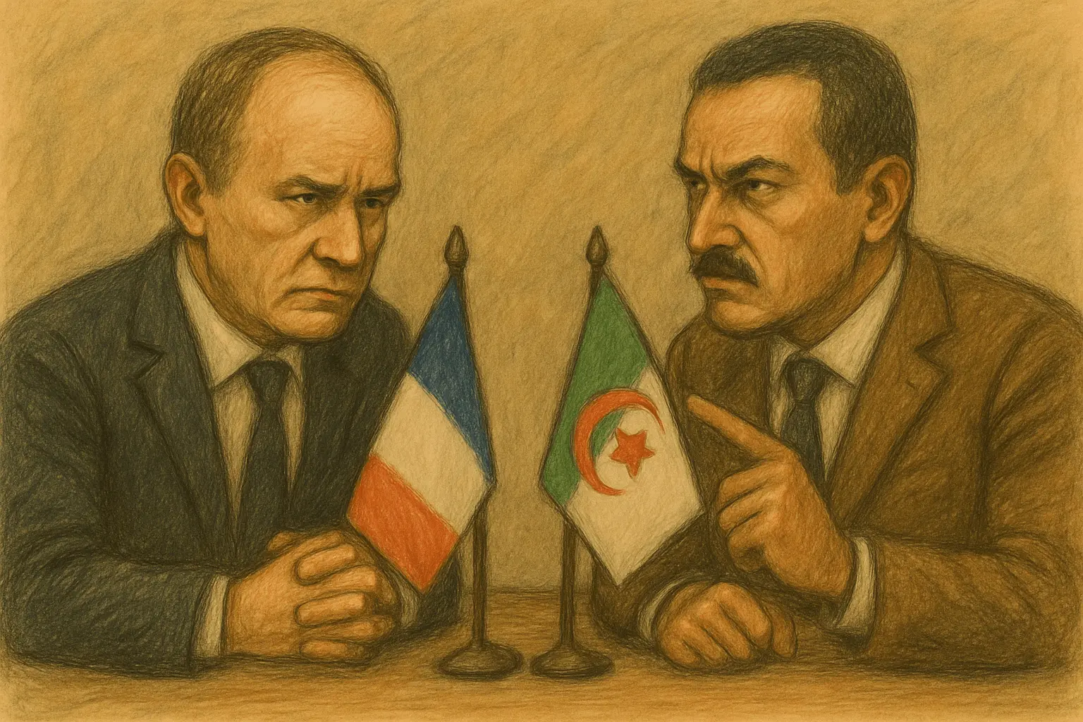Franrike Algeriet diplomatiska kris