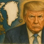 Donald Trump hotar Grönland med våld